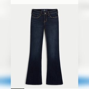 Hollister low rise dark wash boot cut